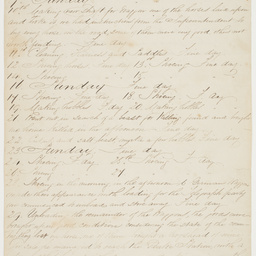 Elaborated diary of Thomas Smith